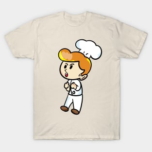 chef cartoon character  drawing design T-Shirt